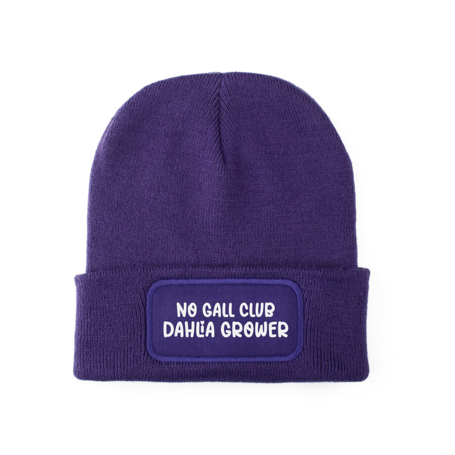 No gall club dahlia grower | Beanie