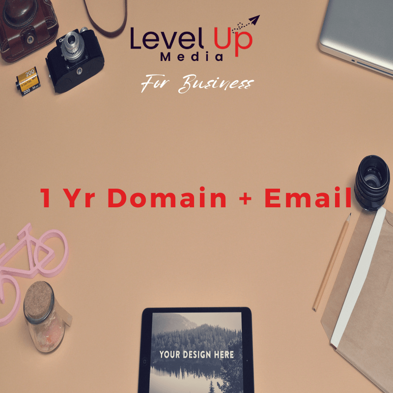 1 Yr Domain + Email