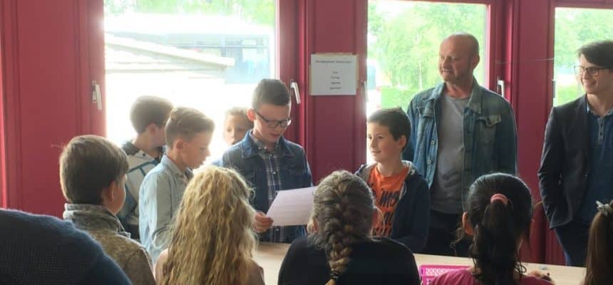 Inhuldingsfeest in de lagere school