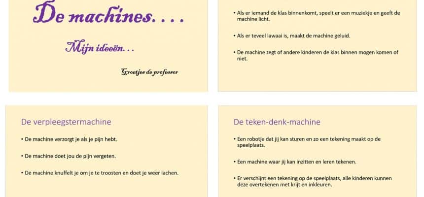 Uitwerking 3 concepten Uitwerking 3 concepten