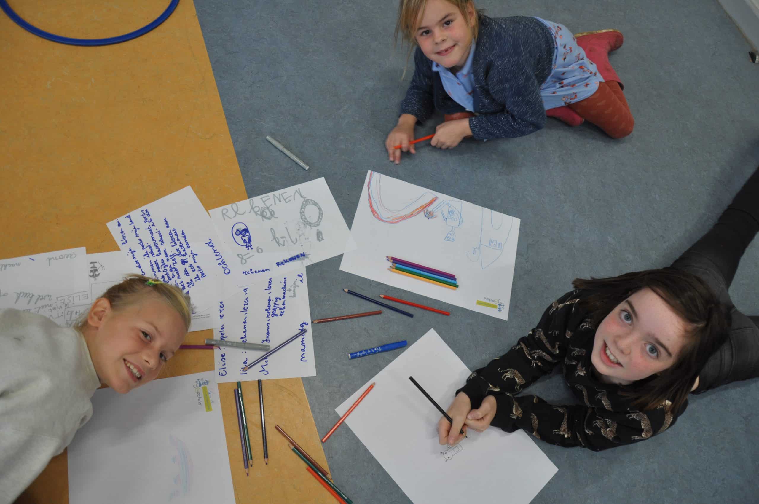 Creativiteits sessie in lager onderwijs