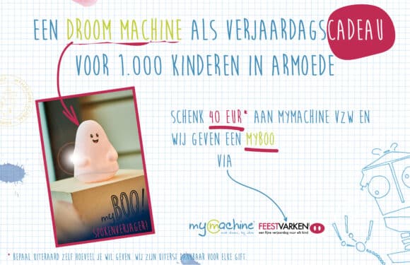 Een droommachine voor 1000 kinderen in armoede.  De eerste 100 zijn geschonken. Doe jij ook mee?