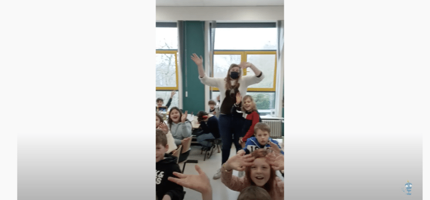 De leerlingen presenteren hun droommachine De leerlingen presenteren hun droommachine