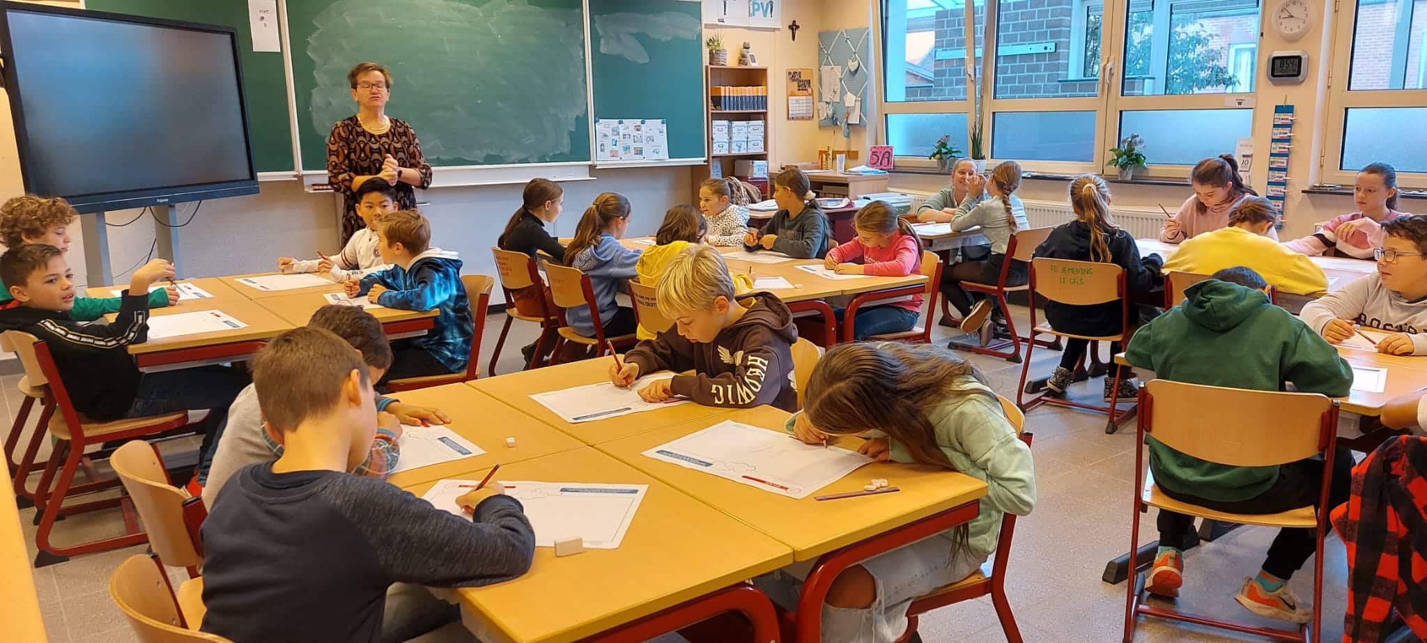 Vandaag leerden we de klas kennen