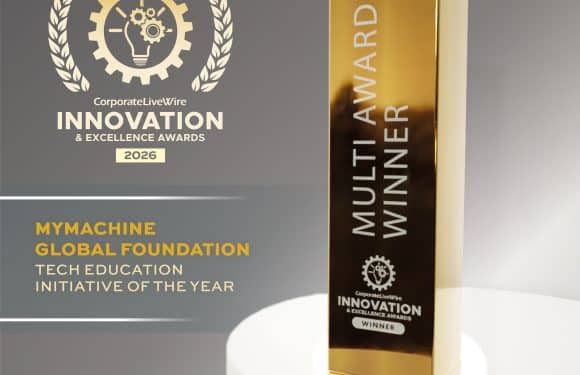 MyMachine uitgeroepen tot Tech Education Initiative of the Year 2026