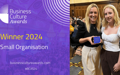 MyOhMy Events recognised as Small Organisation Winner for 2024 at the Business Culture Awards