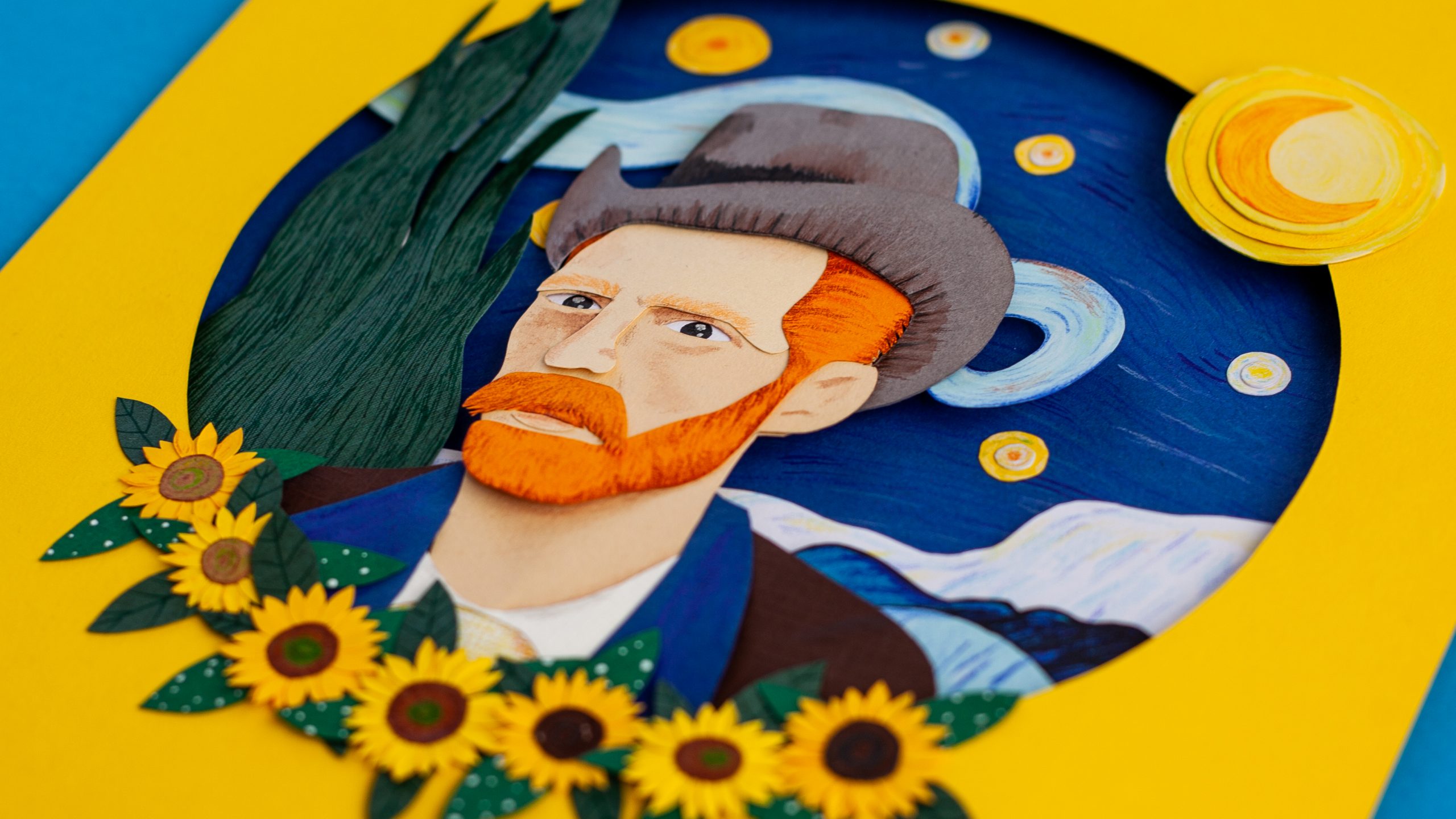 papercut art vincent's mind