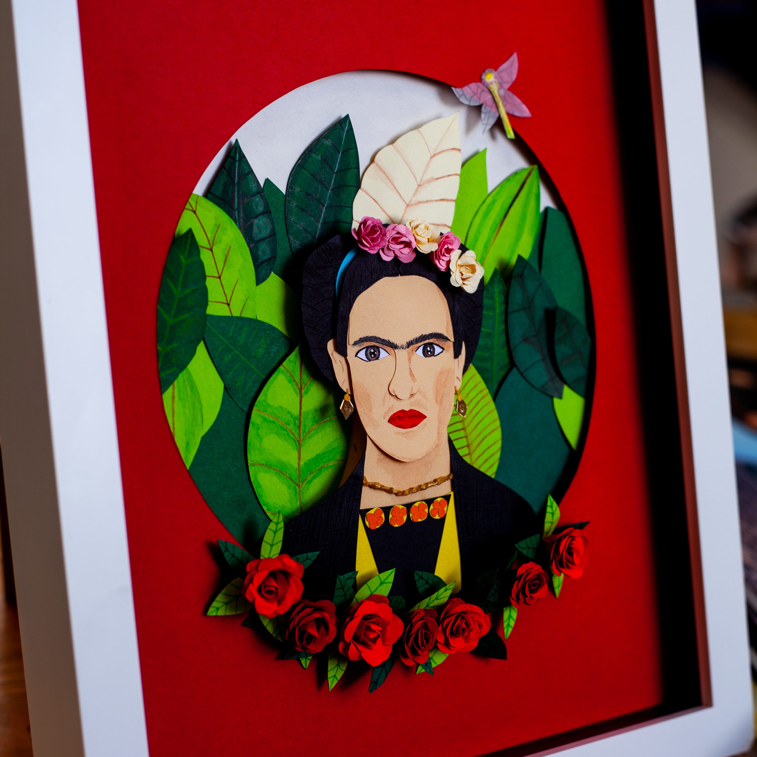 frida papercut art