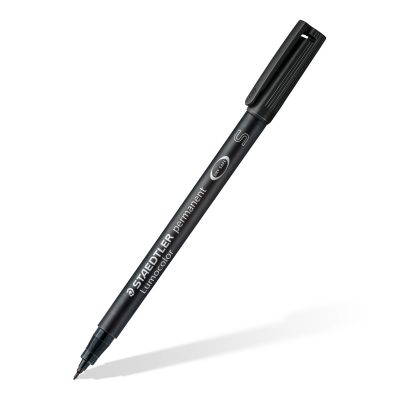 STAEDTLER Permanent marker 0,4 mm. Stregbredde S. Sort