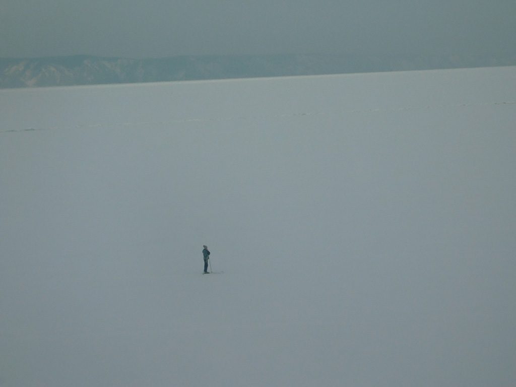 skiing in Siberia