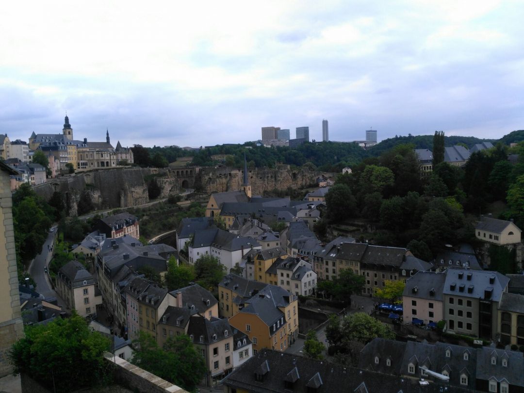 Luxembourg city panorama