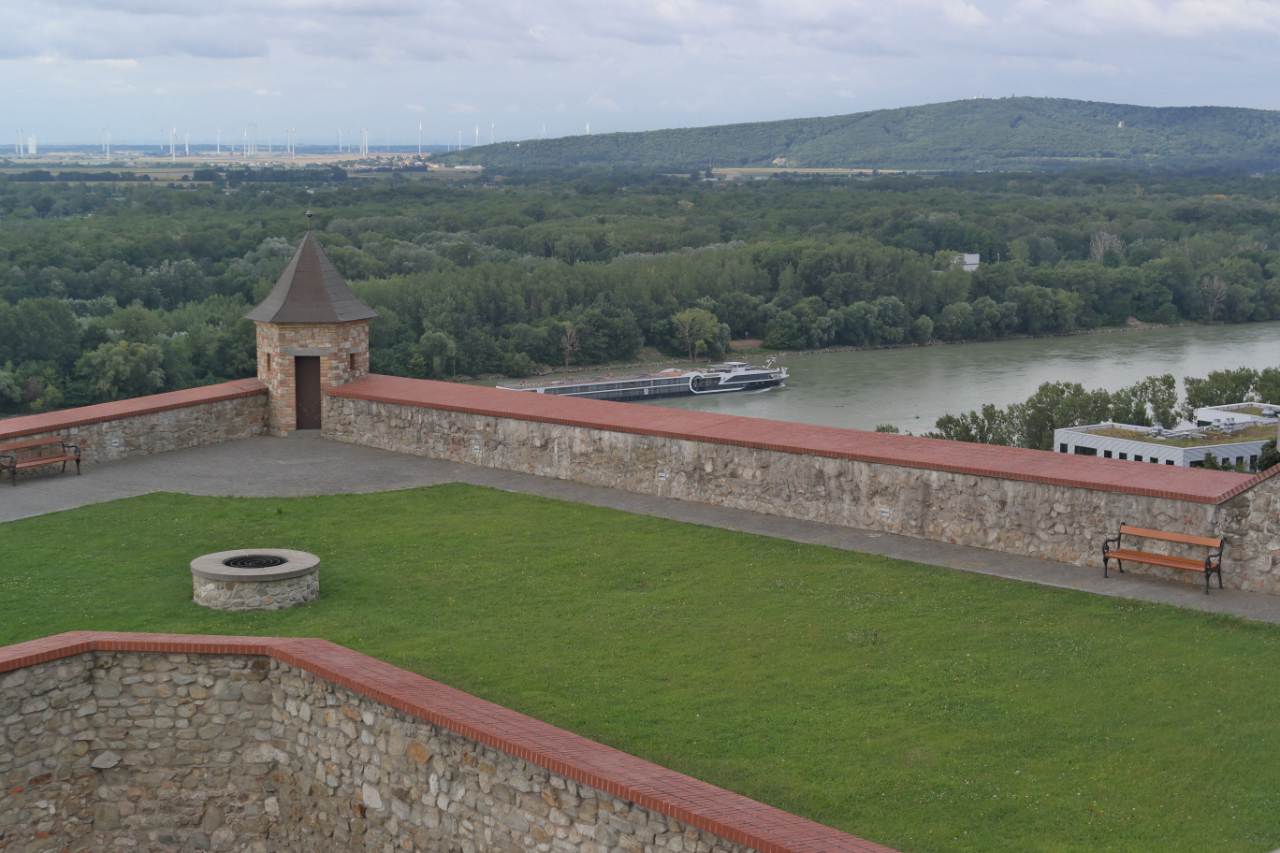 view from Bratislava castle