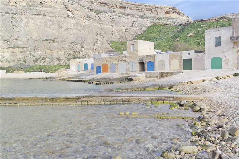 boat houses Gozo