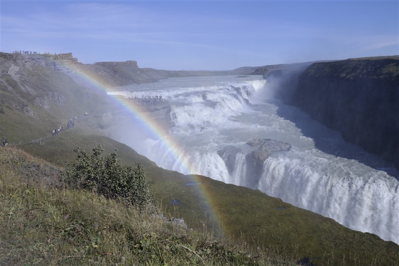 rainbows and waterfalls iceland