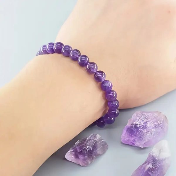 Amethyst Beads Bracelet Set