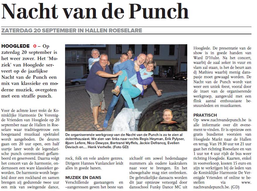 Artikel Punch – Weekbode 12/09