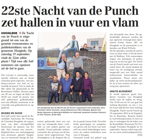 Artikel Punch – Weekbode 10.09