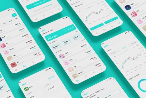 Trading in Forex & Stock Market Mobile App Ui Kit