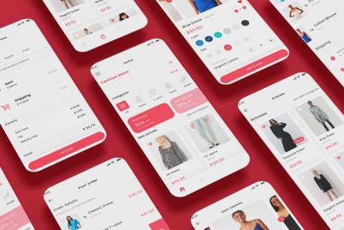 Fashion Ecommerce, Clothes Shop & Tshirt Store App