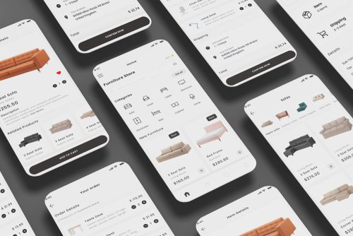 Furniture Ecommerce Shop & Sofa Store App Ui Kit