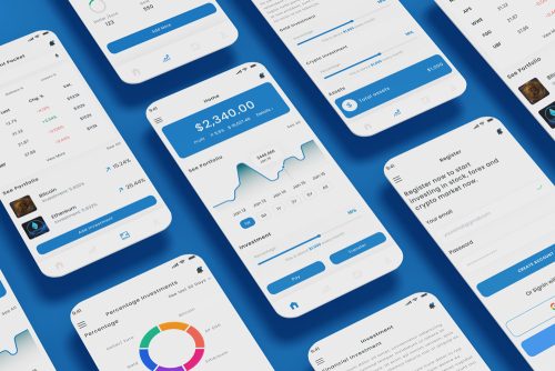 Investment, Forex & Crypto Financial Portfolio App