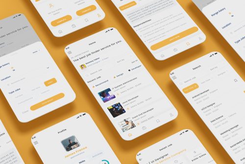 Job Finder & Recruitment Work Portal App & Ui Kit