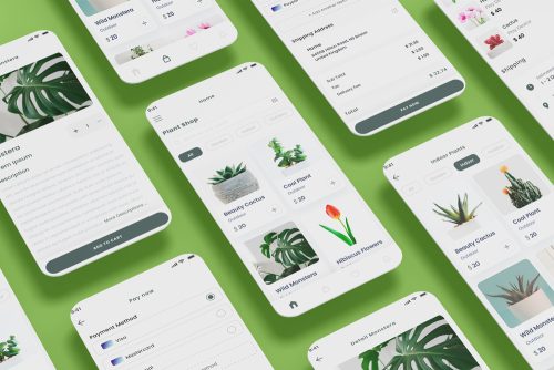 Plant E-commerce, Garden Shop & Flower Store App