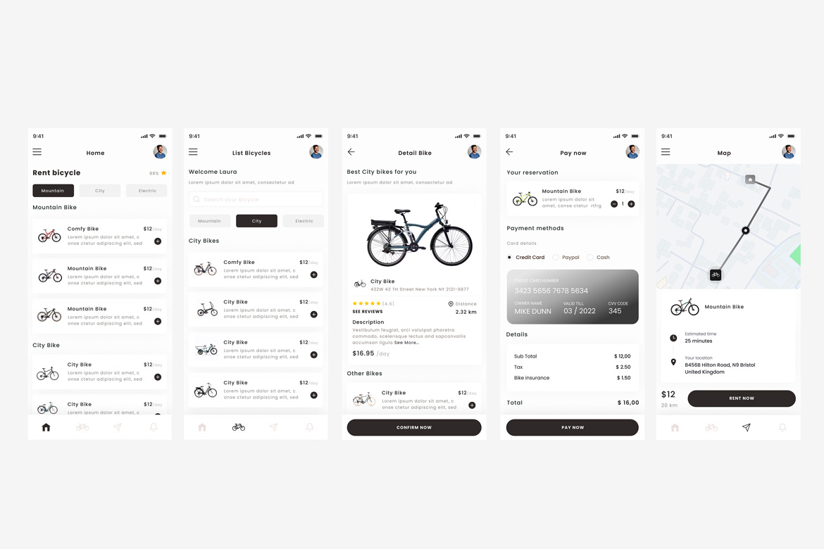 Rent Bicycle, Bike Store & motorbike shop app