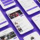 Boxing Club & Sports School App Ui Kit Template