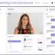 Virtual Meeting Calls & Online Chat Dashboard UI
