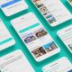 Blue Rental & Booking Holiday Houses, apartments & villas app UI Kit Template
