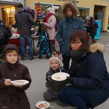 Risengrød på Axeltorv i Nakskov