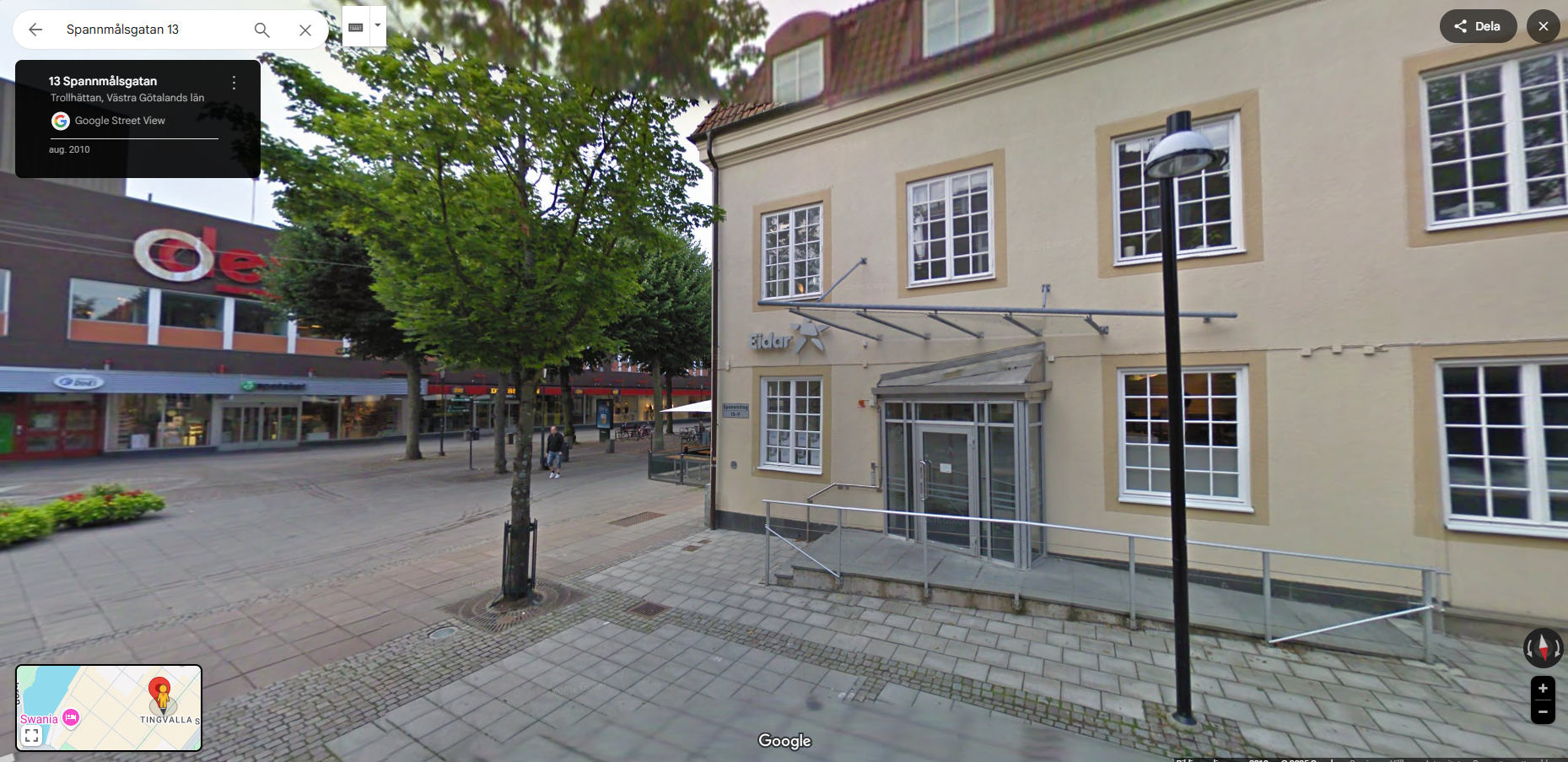 spannmalsgatan13_gatuplansbild Ingång från Spannmålsgatan 13 i Trollhättan