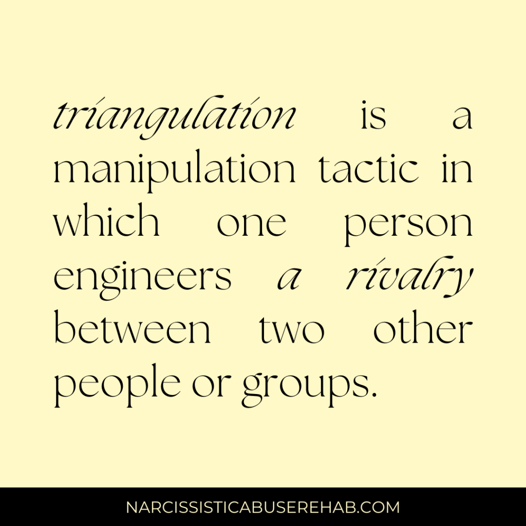 Triangulation With Children And The Narcissist's New Supply