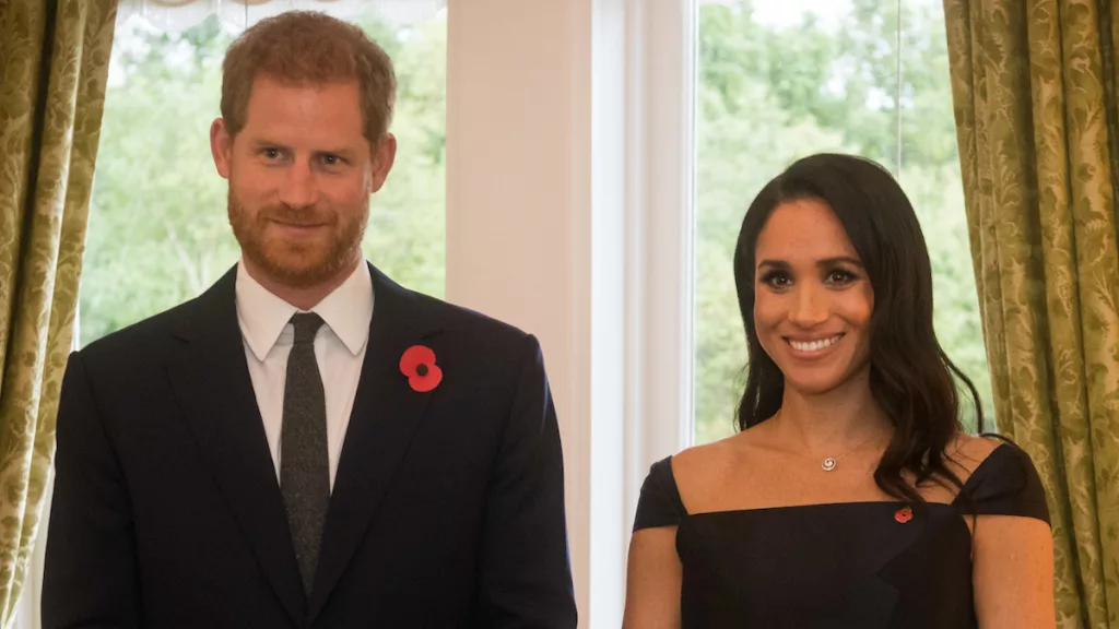 Prince Harry and Meghan Markle at Government House. October 28, 2018 in Wellington, New Zealand. Photo by Mark Tantrum.