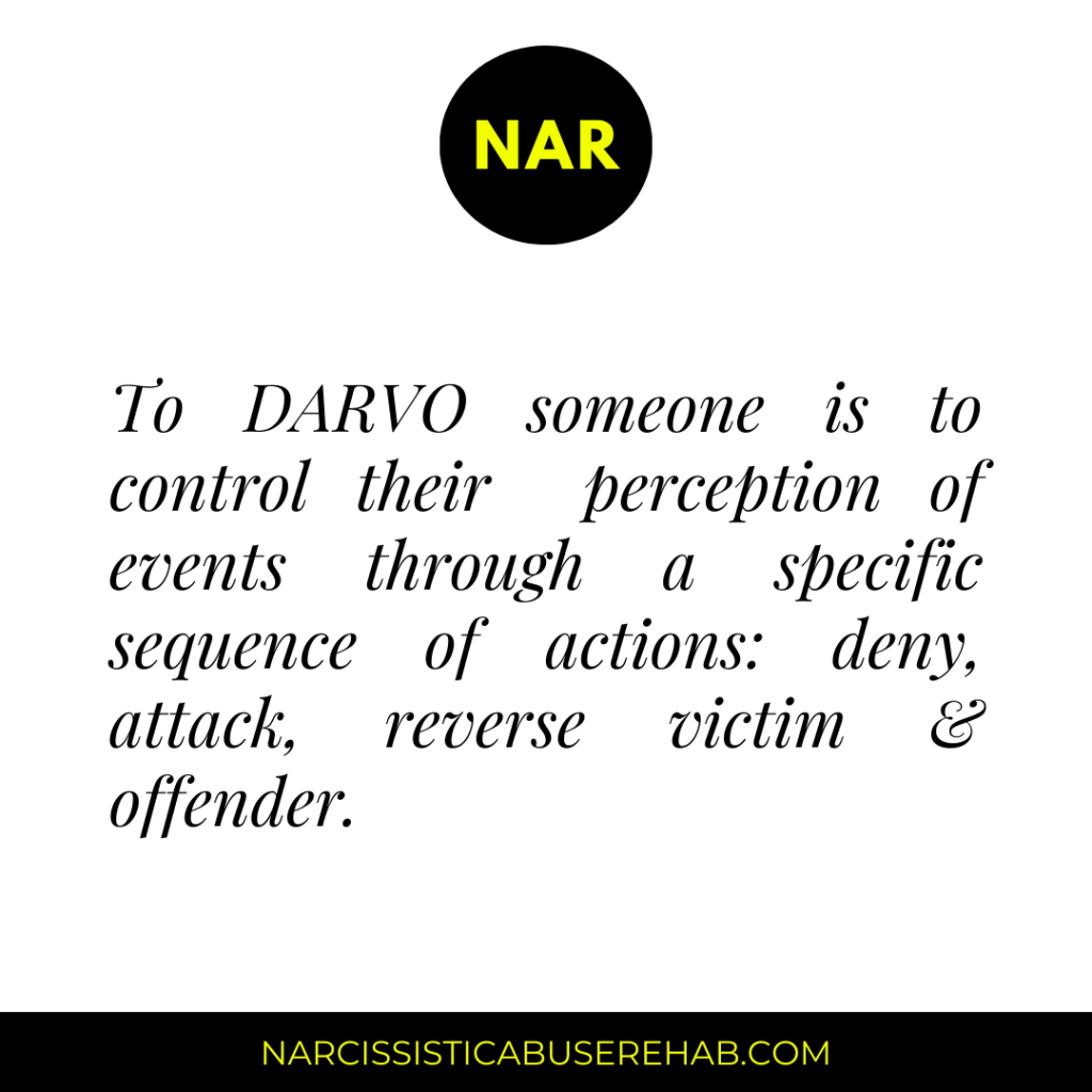 DARVO: How Narcissists Escape Accountability