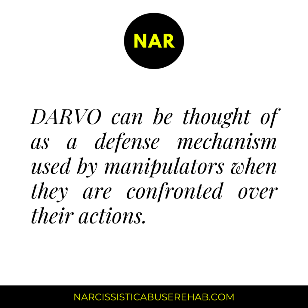 DARVO as a defense mechanism