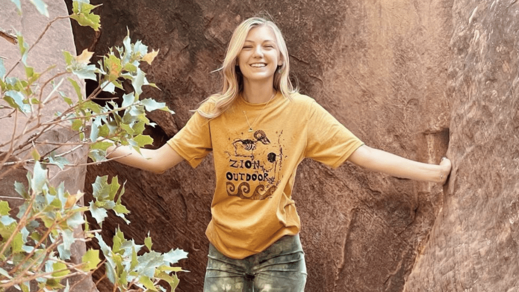 Photo Credit: Gabby Petito at Zion National Park, Utah via Instagram @gabspetito, July 17, 2021.