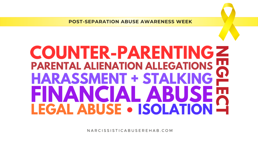 Post-Separation Abuse Word Cloud