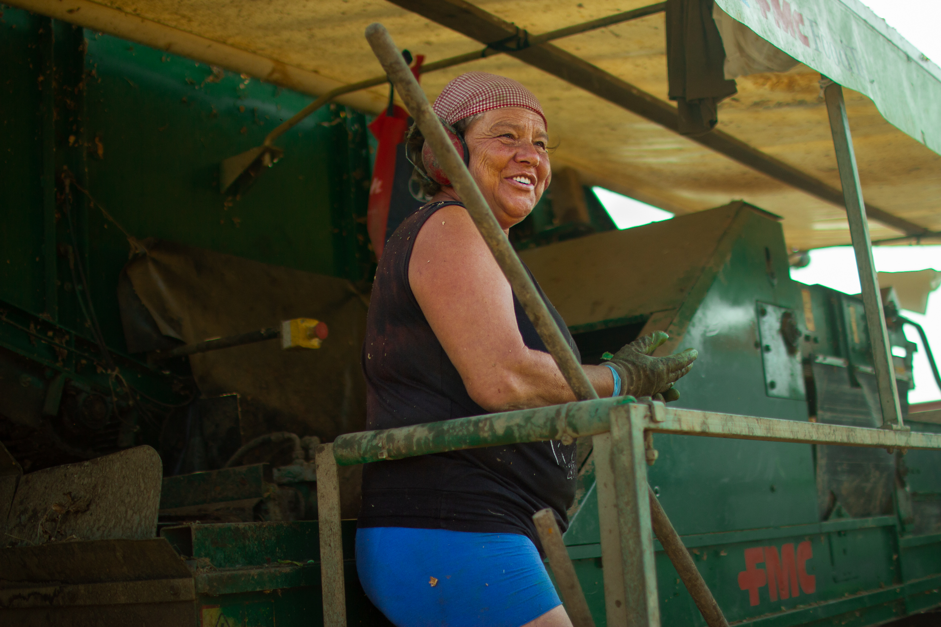 Farmer Woman happy