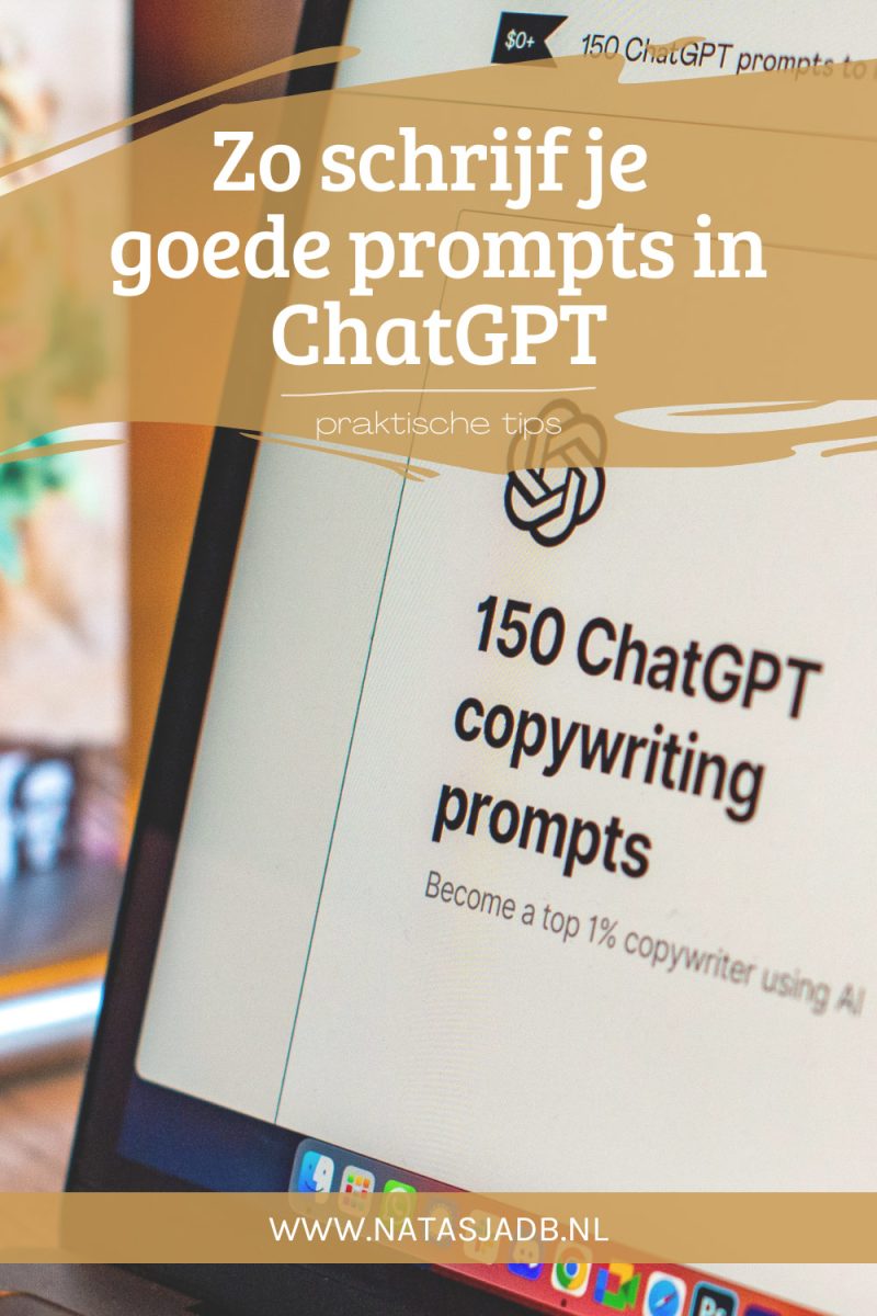 Een goede prompt voor ChatGPT moet duidelijk, specifiek en relevant zijn. Zo schrijf je goede prompts in ChatGPT: praktische tips en voorbeelden!