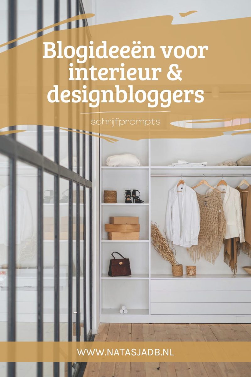 Schrijf-prompts voor lifestyle bloggers: Interieur en designblog prompts