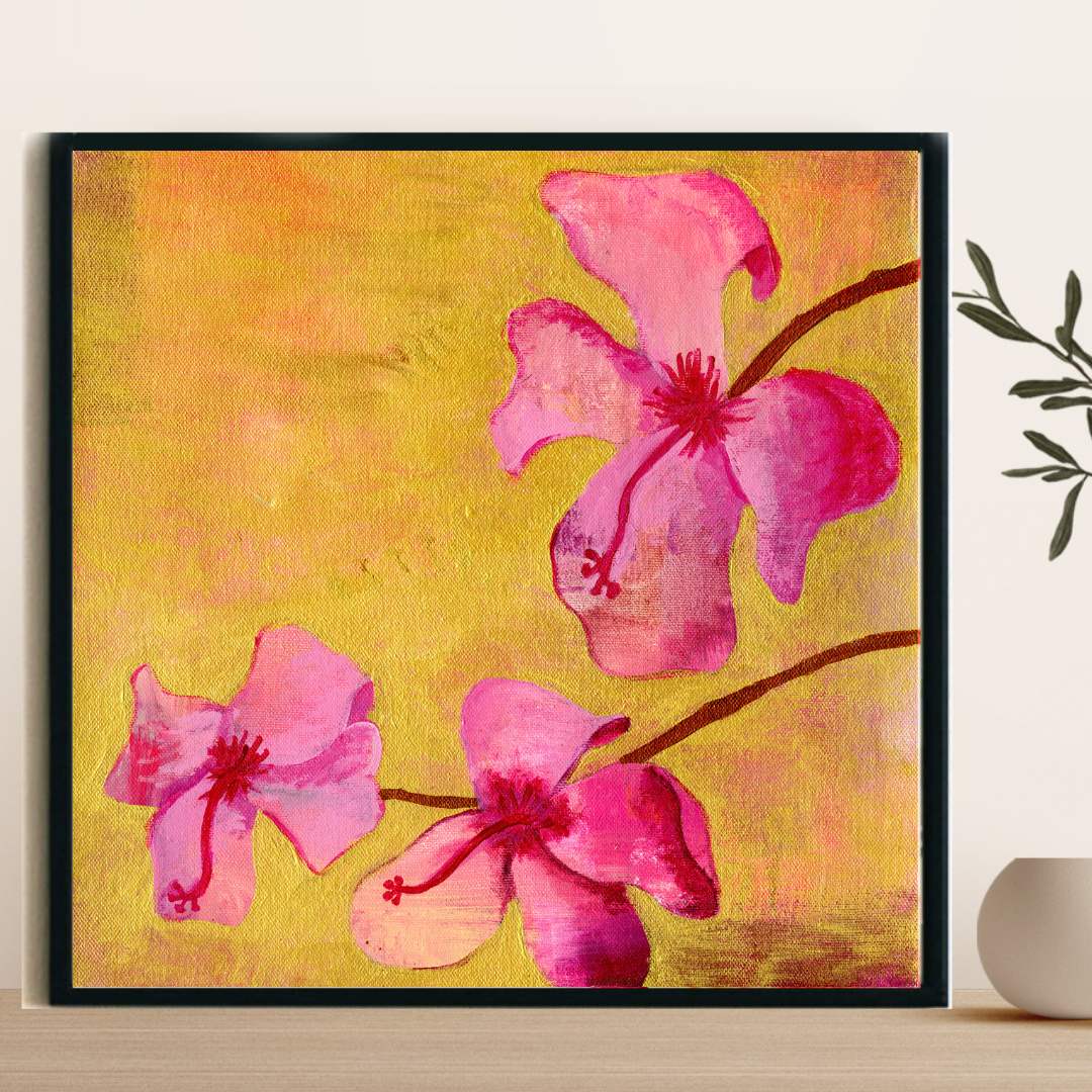 Original-painting-giclee-fine-art-print-mixed-media-collection-nathalie-bonte-nbontestudio-orchid-on-gold-v3.1