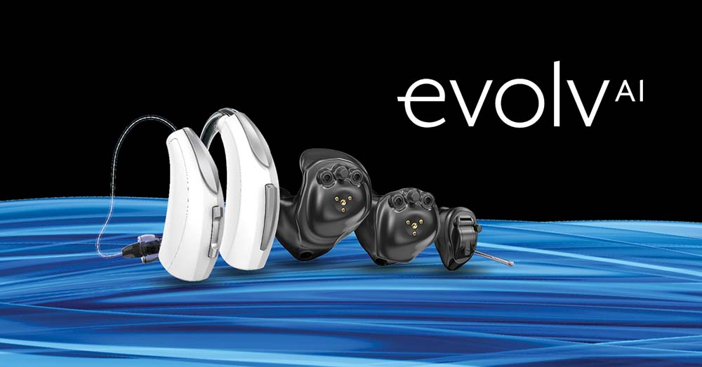 Evolv AI range of hearing aids