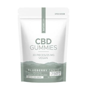 nature cure cbd blueberry gummies 30 pcs