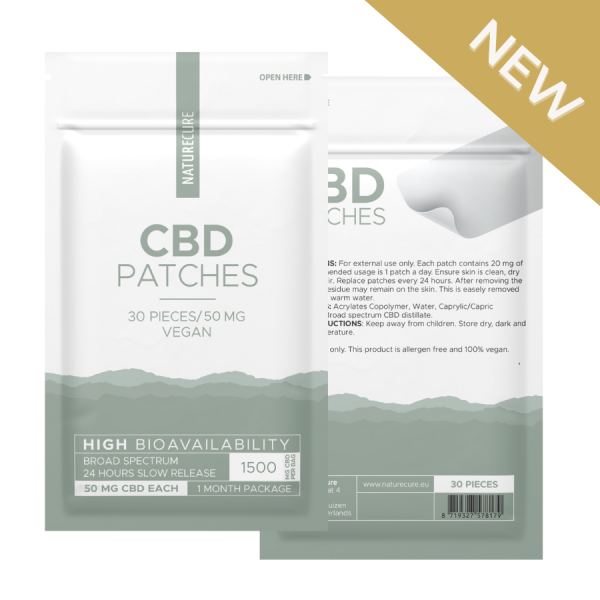50 mg CBD Patches Nature Cure