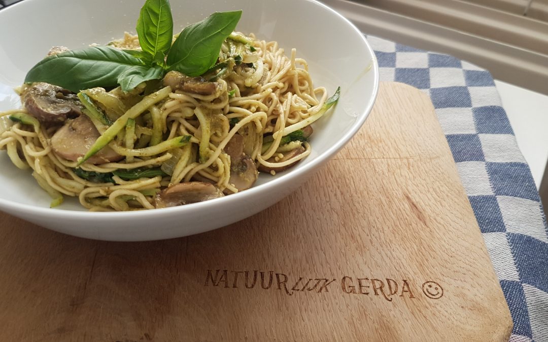 Gerda’s pasta pesto #veganfood