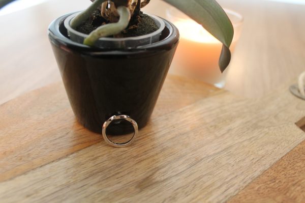 Zilveren ring, handgemaakt