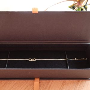 Zilveren armband infinity, handgemaakt.