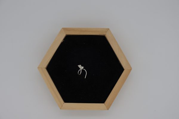 Speelse twist oorbellen, handgemaakt. - Afbeelding 4